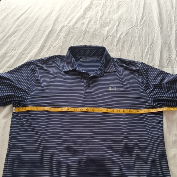 Under Armour Men's Navy and White Polo Shirt - Picture 4 of 6